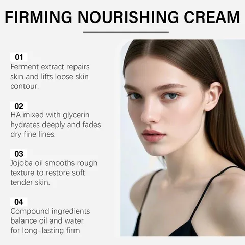 Firming And Nourishing Body Care Cream Neck And Face Moisturizing Lotion Anti Aging Skincare Product With Pump Bottle
