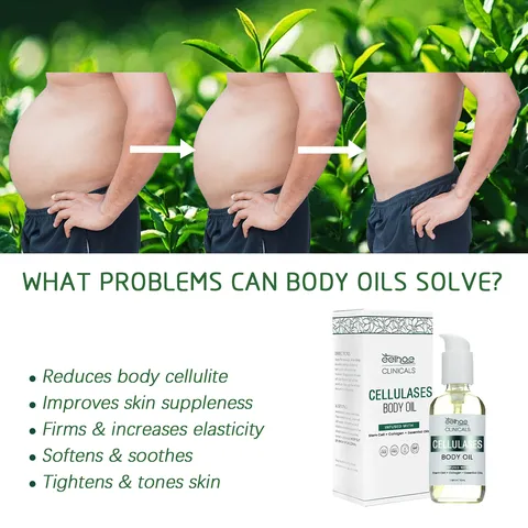 Huile Corporelle Vitamine EELHOE Anti Cellulite Raffermissante Minceur Huile de Massage Soin Corporel Huile Essentielle