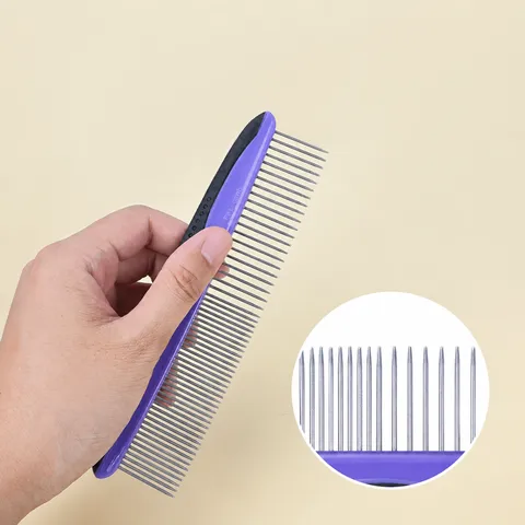 Pet Grooming Tools Set Stainless Steel Nail Clipper Metal Comb Cat Dog Hair Care Cleaning Tool
