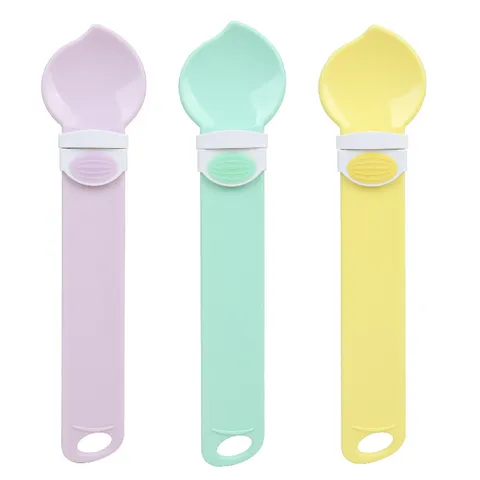 Dispensador de Tiras para Gatos de Plástico Cuchara de Presión de Comida para Mascotas Fácil Exprimir Aperitivo para Gatos Herramienta de Alimentación