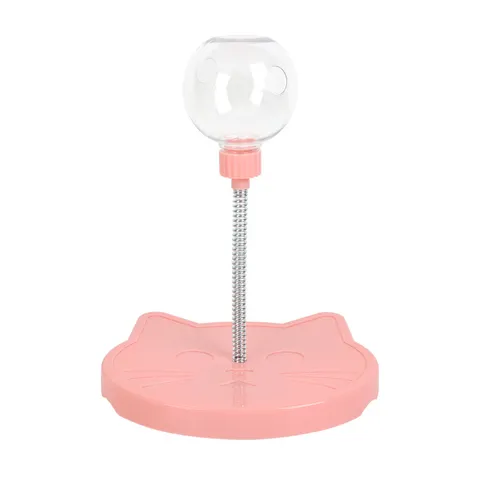 Pet Tumbler Cat Toy Interactive Spring Slow Feeder Self Hi Moving Kitten Teasing Toy Plastic Pet Supplies