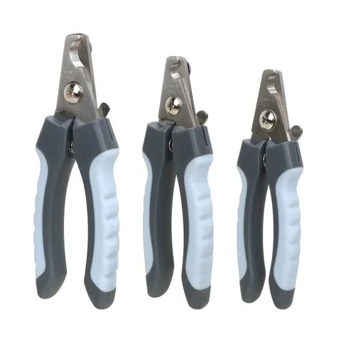 Pet Nail Clippers Professional Stainless Steel Nail Cutter Grooming Tool For Dogs And Cats With Safety Guard And Spring