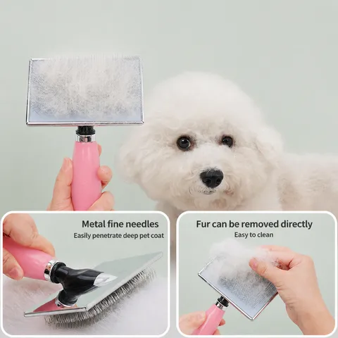 Pet Grooming Comb Silicone Dematting Brush Deshedding Tool For Dogs And Cats Pet Hair Care Tool