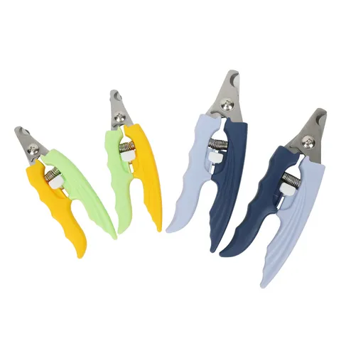Pet Nail Clipper Stainless Steel Dog Cat Claw Trimmer Professional Grooming Tool With Safety Guard And Spring