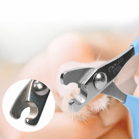 Pet Nail Clipper Stainless Steel Dog Cat Nail Trimmer Professional Pet Grooming Tool With Safety Guard Anti Slip Handle