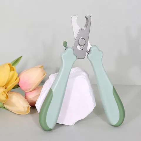Stainless Steel Pet Nail Clipper Professional Cat And Dog Claw Grooming Tool With Safety Guard Ergonomic Handle