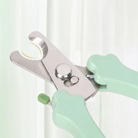 Stainless Steel Pet Nail Clipper Professional Cat And Dog Claw Grooming Tool With Safety Guard Ergonomic Handle