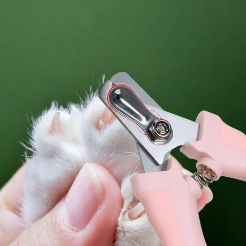 Pet Nail Clippers For Dogs Cats Stainless Steel Dog Nail Trimmer With Safety Guard Ergonomic Handle Pet Grooming Tools