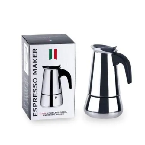 Ιταλικό Στυλ Ανοξείδωτο Ατσάλι Moka Pot Stovetop Espresso Maker Σπίτι Κουζίνα Καφετιέρα Μηχανή Εσπρέσο Εργαλείο Παρασκευής Καφέ