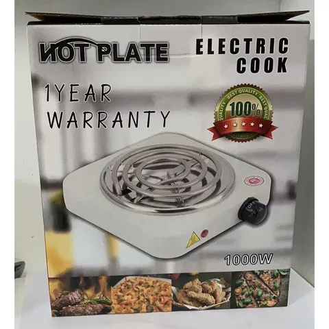 1000W Plaque Chauffante Électrique Poêle à Tube Chauffant Mini Cuisinière Portable Réchauffeur de Labo Bouton de Contrôle de Température Prise