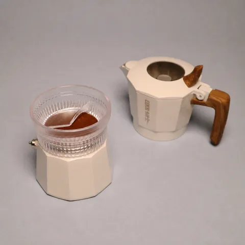 Coffee Moka Pot Powder Distributor Ring Rotary Anti Spill Powder Funnel Espresso Leveler Barista Coffee Tool
