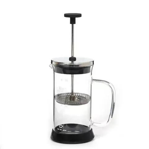 Hittebestendig Glas Franse Pers Koffiezetapparaat Met Roestvrijstalen Filter En Gl S Handvat Voor Thuis Kantoor