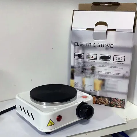 1000W Plaque Chauffante Électrique Poêle à Tube Chauffant Mini Cuisinière Portable Réchauffeur de Labo Bouton de Contrôle de Température Prise