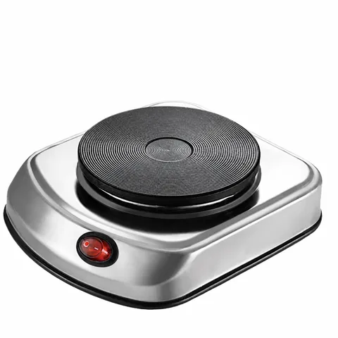 Mini Piastra Elettrica Portatile in Acciaio Inossidabile Bruciatore Singolo Stufa Caffè Tè Cucina
