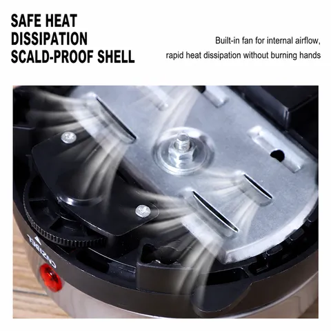 Mini Electric Heating Stove Stainless Steel Portable Tea Stove Mocha Pot Heater Hot Plate