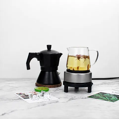Mini Electric Stove Heating Plate For Tea Pot Coffee Maker Compact Portable Tabletop Cast Iron Appliance