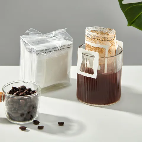 Tragbare Drip Kaffeefilterbeutel Vliesstoff Hängeohr Kaffeefilterpapier Für Haushalt Büro Täglichen Gebrauch