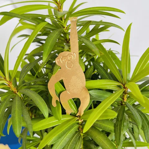 Metall Tier Blumentopf Anhänger Süß Faultier Frosch Affe Garten Hof Hängeornament Draußen Sukkulente Pflanzer Dekor