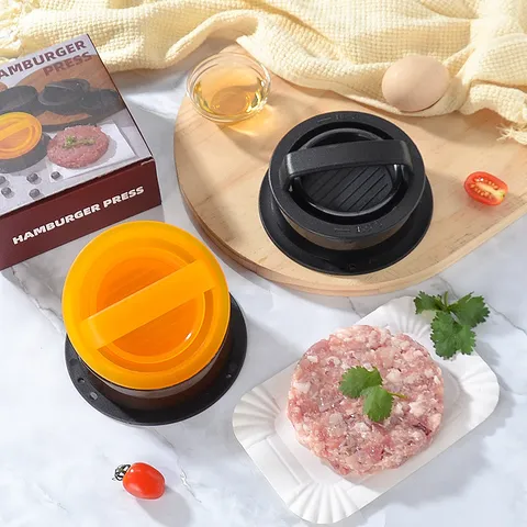 Manual Hamburger Press Patty Maker Plastic Burger Mold Kitchen Tool For Homemade Patties Burger Pressing Cooking Accessories