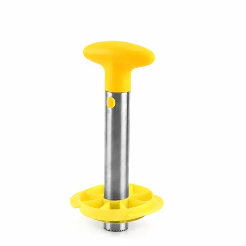 Stainless Steel Pineapple Peeler Corer Fruit Core Remover Cutter Kitchen Gadget Tool With Ergonomic Handle