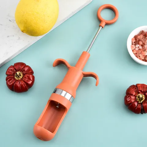 Snocciolatore per Datteri Rossi Multifunzionale Rimozione Noccioli di Ciliegia Estrattore di Nucleo a Pressa Manuale in Acciaio Inossidabile Strumento per Frutta da Cucina