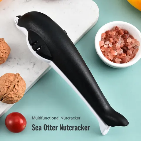 Dolphin Shaped Chestnut Opener Stainless Steel Walnut Cracker Nut Sheller Kitchen Tool Shell Peeling Gadget