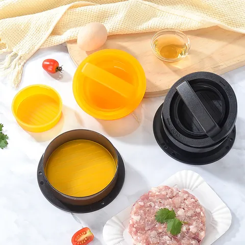 Manual Hamburger Press Patty Maker Plastic Burger Mold Kitchen Tool For Homemade Patties Burger Pressing Cooking Accessories