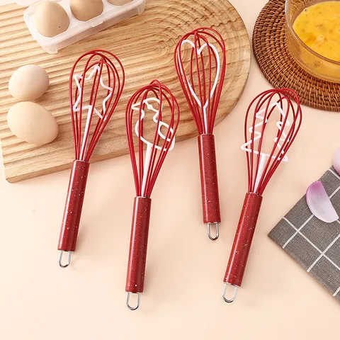 Weihnachten Stil Edelstahl Schneebesen Handheld Backwerkzeug Küche Eierkocher Mixer Für Creme Und Kochen