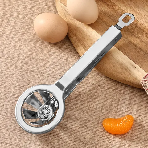 304 Stainless Steel Egg Slicer Kitchen Egg Divider Cutter Metal Wire Sectioner For Hard Boiled Eggs Home Cooking Tool