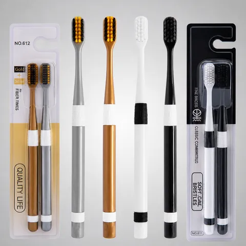 Adult Soft Bristle Manual Toothbrush Couple Household Tooth Brush Set