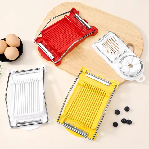 Affetta Uova e Carne Multifunzionale Filo in Acciaio Inossidabile Taglia Frutta Banana Gadget da Cucina Strumento