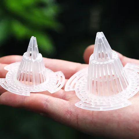 Plastic Flowerpot Bottom Hole Mesh Pad Conical Drainage Cover Breathable Leak Proof Mat For Succulent Plant Garden