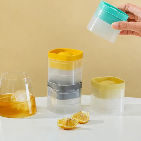 Food Grade Silicone Ice Cube Tray Large Spherical And Square Ice Ball Maker Mold For Whiskey Home Kitchen Bar Accessories