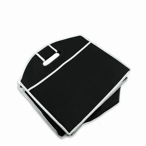Car Trunk Organizer Foldable Multi Compartment Storage Box Waterproof Non Woven Fabric Car Interior Cargo Bin