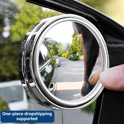 Auto Dodehoekspiegel 360 Graden Verstelbaar Groothoek Ronde Achteruitkijkspiegel Universele Auto Parkeerhulp Spiegel