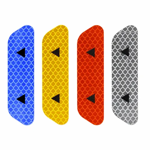 Car Door Open Reflective Warning Sticker Diamond Grade Safety Anti Collision Decal Auto Exterior Accessories