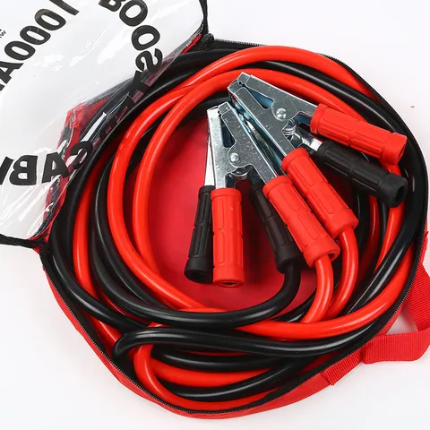 Câbles de Démarrage de Batterie de Booster Robustes pour Voiture Avec Pinces en Cuivre pour Automobile d'Urgence