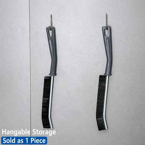 Cepillo de Limpieza de Ranuras Multifuncional Hoja de Metal Ranura de Ventana Cepillo de Polvo Herramienta para Hogar