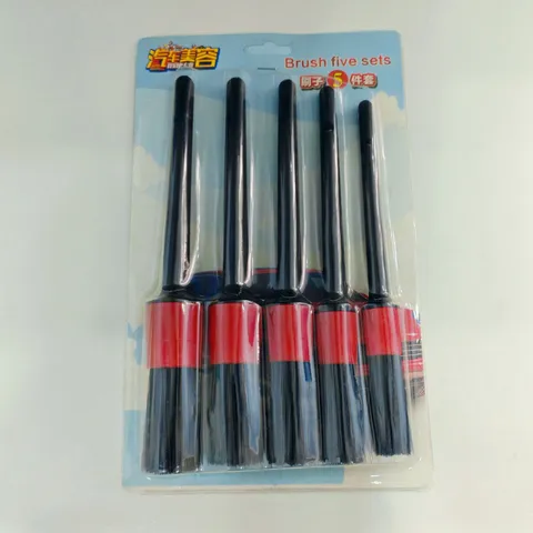Car Detailing Brush Set Soft Bristles Automotive Interior Cleaning Tools Dashboard Air Vent Crevice Brush