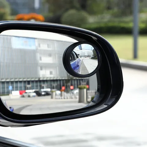 Auto Dode Hoek Spiegel 360 Graden Verstelbaar Groothoek Achteruitkijk Spiegel Convex Glas ABS Auto Exterieur Accessoires