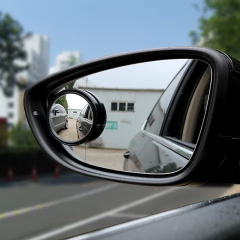 Auto Dode Hoek Spiegel 360 Graden Verstelbaar Groothoek Achteruitkijk Spiegel Convex Glas ABS Auto Exterieur Accessoires
