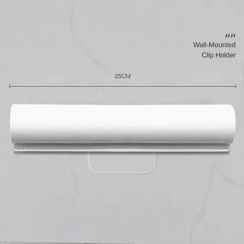 Wall Mounted Receipt Holder Punch Free Bill Slip Organizer Plastic Ticket Rack For Restaurant Kitchen Office Bar