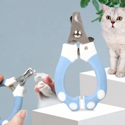 Pet Nail Clipper Dog Cat Nail Trimmer Professional Pet Claw Grooming Tool With Safety Guard And Stainless Steel Blade