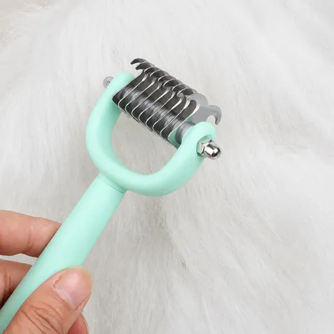 Kit di Toelettatura Professionale per Animali Domestici Set di Spazzole per Cani Pettine Sottofondo per Gatti Tagliaunghie Strumenti di Cura