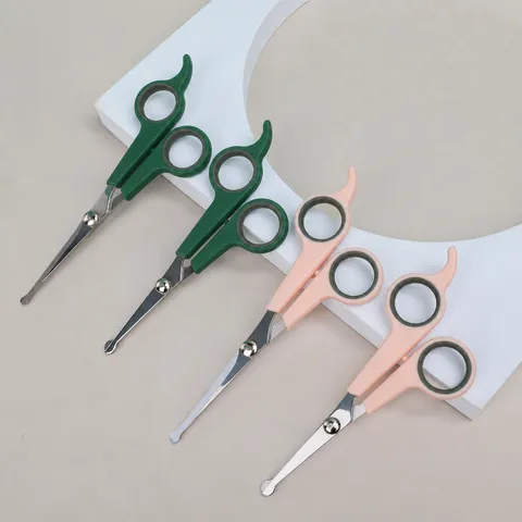 Professional Pet Grooming Scissors Stainless Steel Hair Trimming Tool With Round Safety Tip Dog Hair Care Scissors
