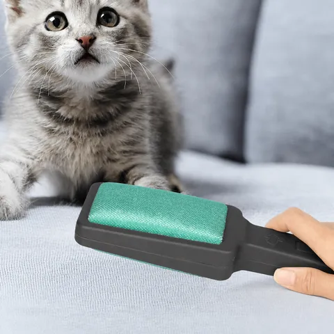Pet Hair Remover Brush Double Sided Lint Roller For Clothes Furniture Dog Cat Hair Removal Cleaning Tool Plastic Fabric