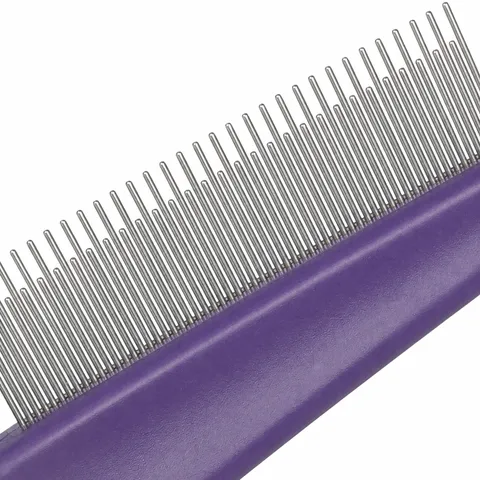 Pet Grooming Comb For Dogs And Cats Flea Removal Deshedding Tool Stainless Steel Pins Plastic Handle Hair Care Brush