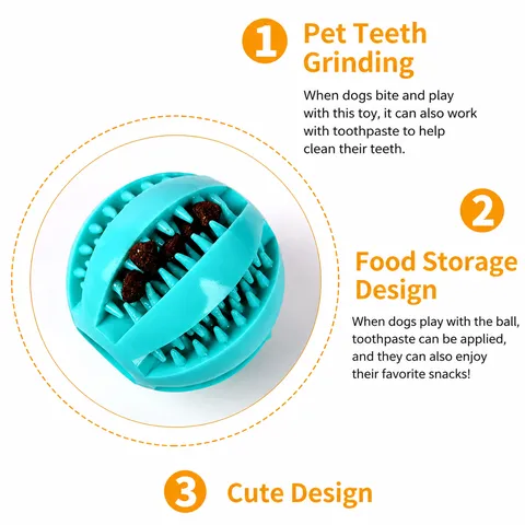 Jouet à Mâcher pour Chien de Compagnie Résistant aux Morsures en Caoutchouc Pastèque Balle Dentition Fuite de Nourriture Jouet Interactif pour Petits Moyens Grands Chiens