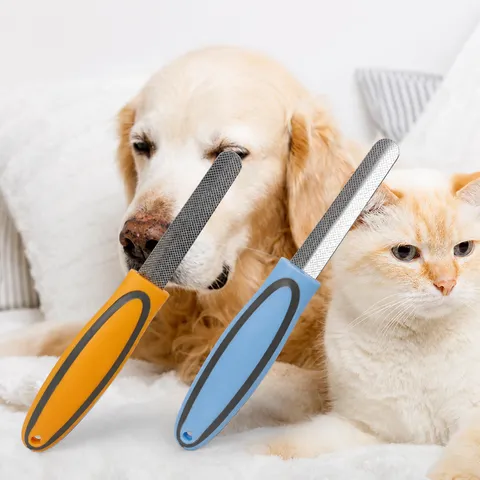 Pet Nail File Dog Cat Nail Clippers Professional Pet Grooming Tool with Non Slip Handle Metal File Nail Care Supplies