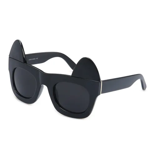 Fashion Butterfly Sunglasses Detachable Cat Ears Trendy Personality Sun Glasses Metal PC Frame UV400 Eyewear For Travel Photo Women Men